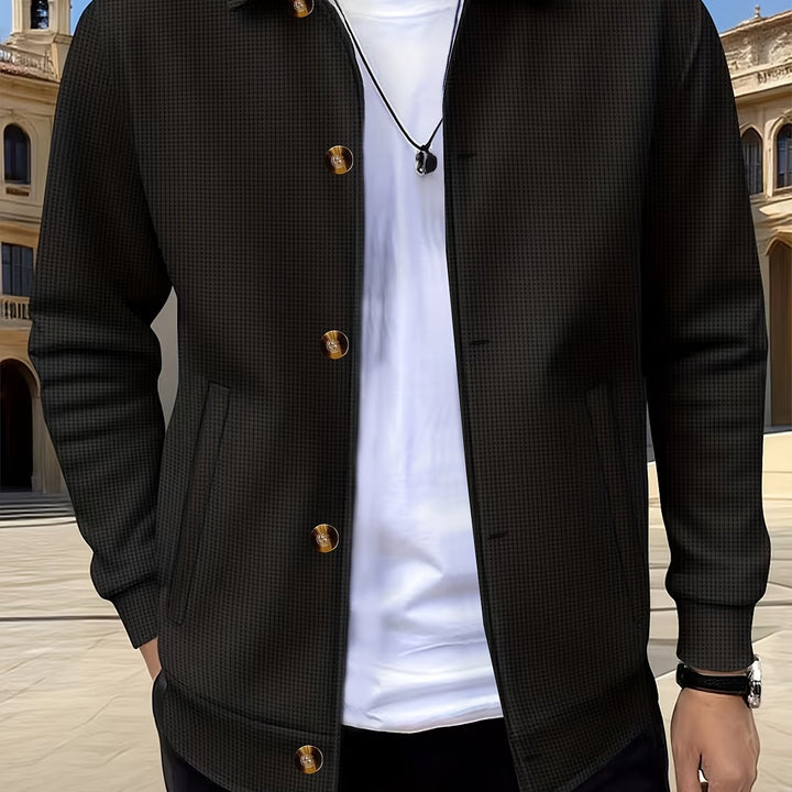 Ewald | Verfijnd Getextureerd Overshirt
