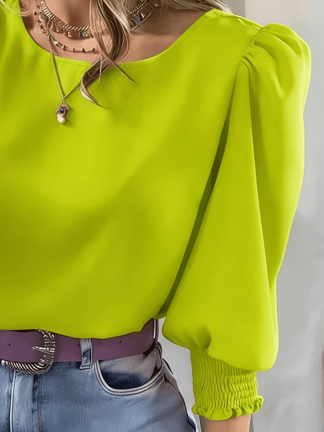 Mariëlle | Elegante Blouse met Pofmouwen