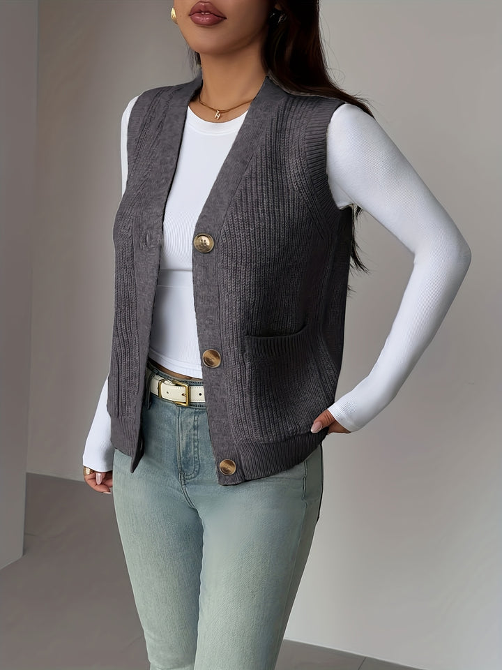 Marga | Verfijnd Mouwloos Gilet