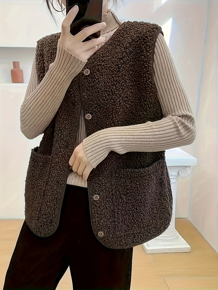 Ineke | Zachte Mouwloze Gilet