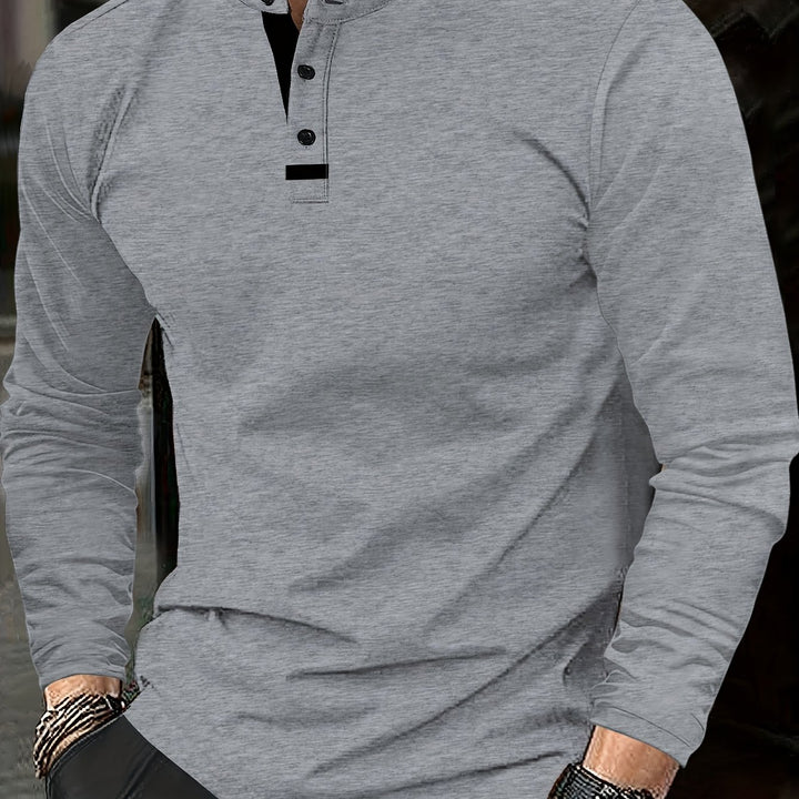 Victor | Verfijnd Shirt met Knoopsluiting