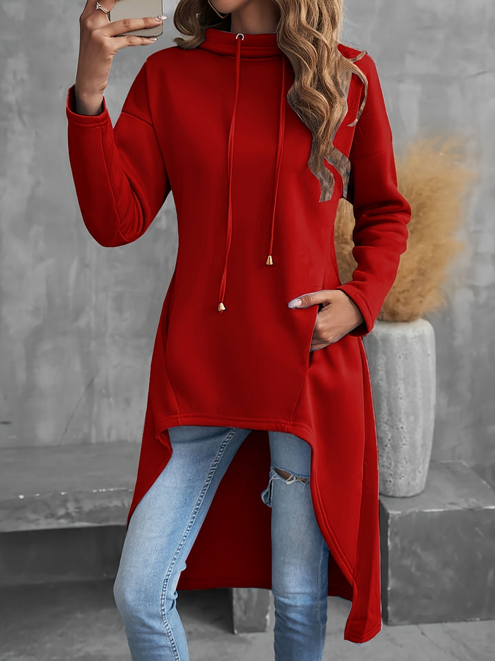 Berdien | Lange Asymmetrische Hoodie