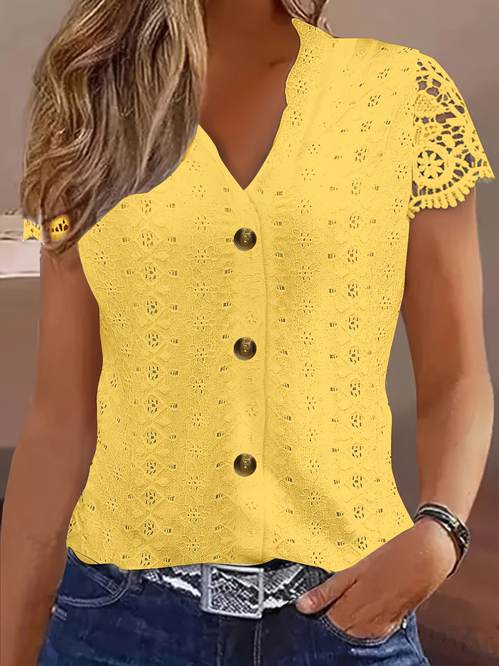 Astrid | Verfijnde Kanten Blouse