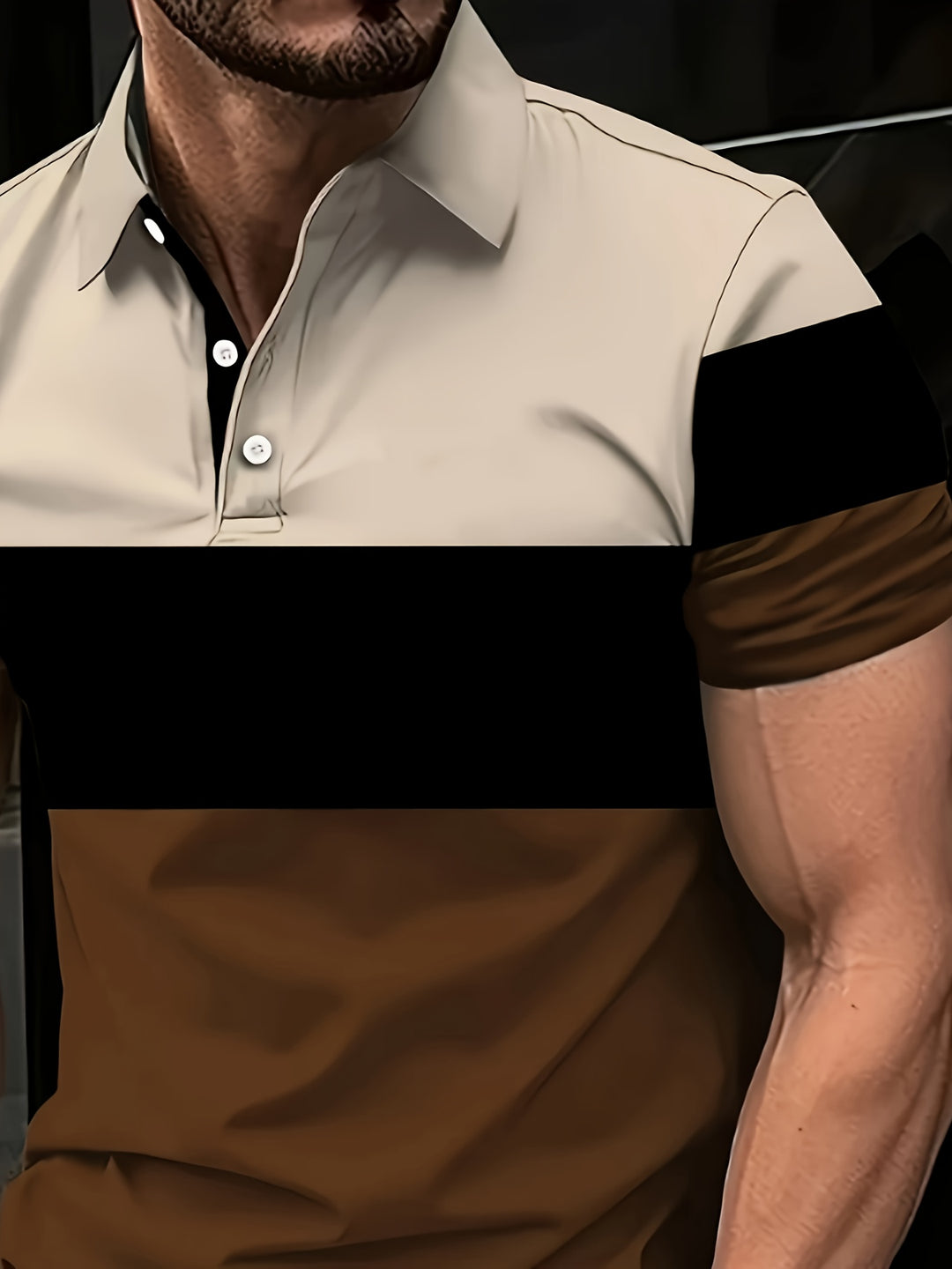Niels | Klassiek Kleurblok Poloshirt