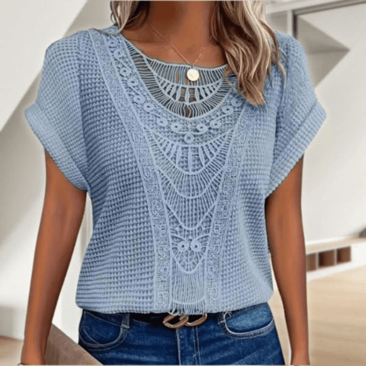 Isabelle | Elegante Kanten Zomerblouse