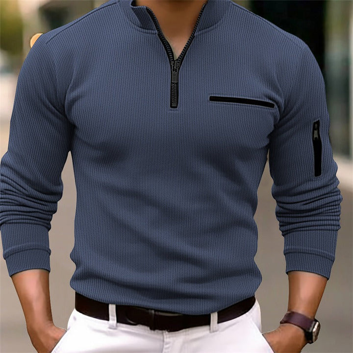 Lars | Sportief Ritshirt Met Kraag