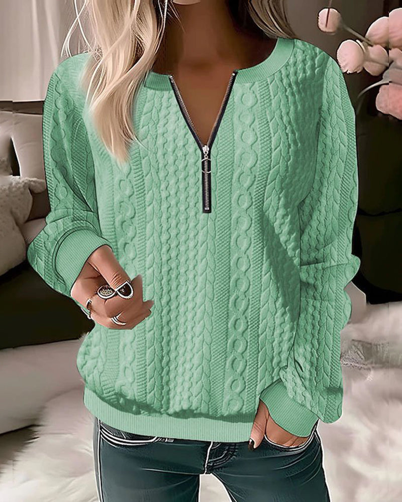 Sophie | Luxe Gebreide Ritstrui