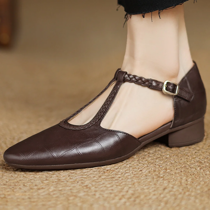 Liana | Premium Gevlochten Sandalen met Puntneus