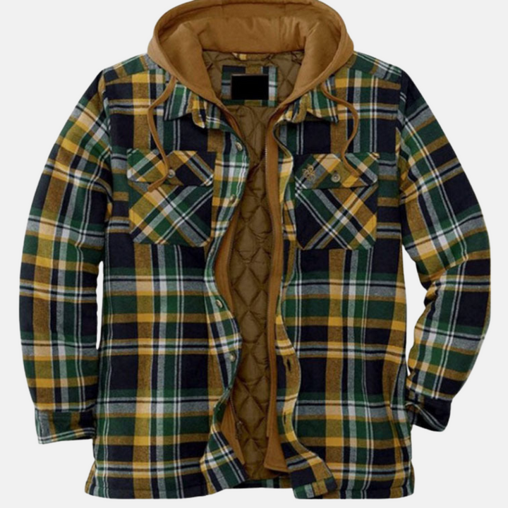 Reinder | Warm Geruit Jack met Capuchon