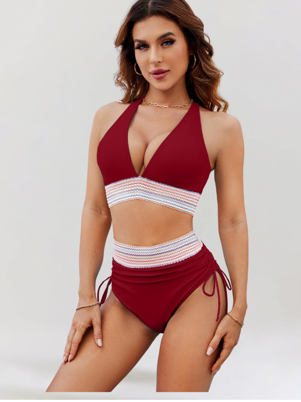 Roos | Vormgevende High-Waist Bikini
