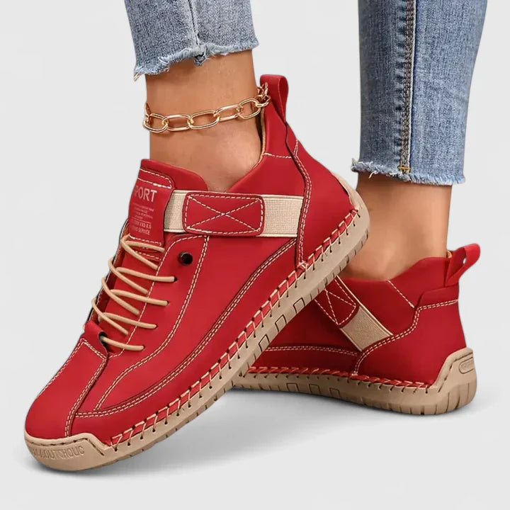 Fenna | Comfortabele Vetersneaker met Stoere Look