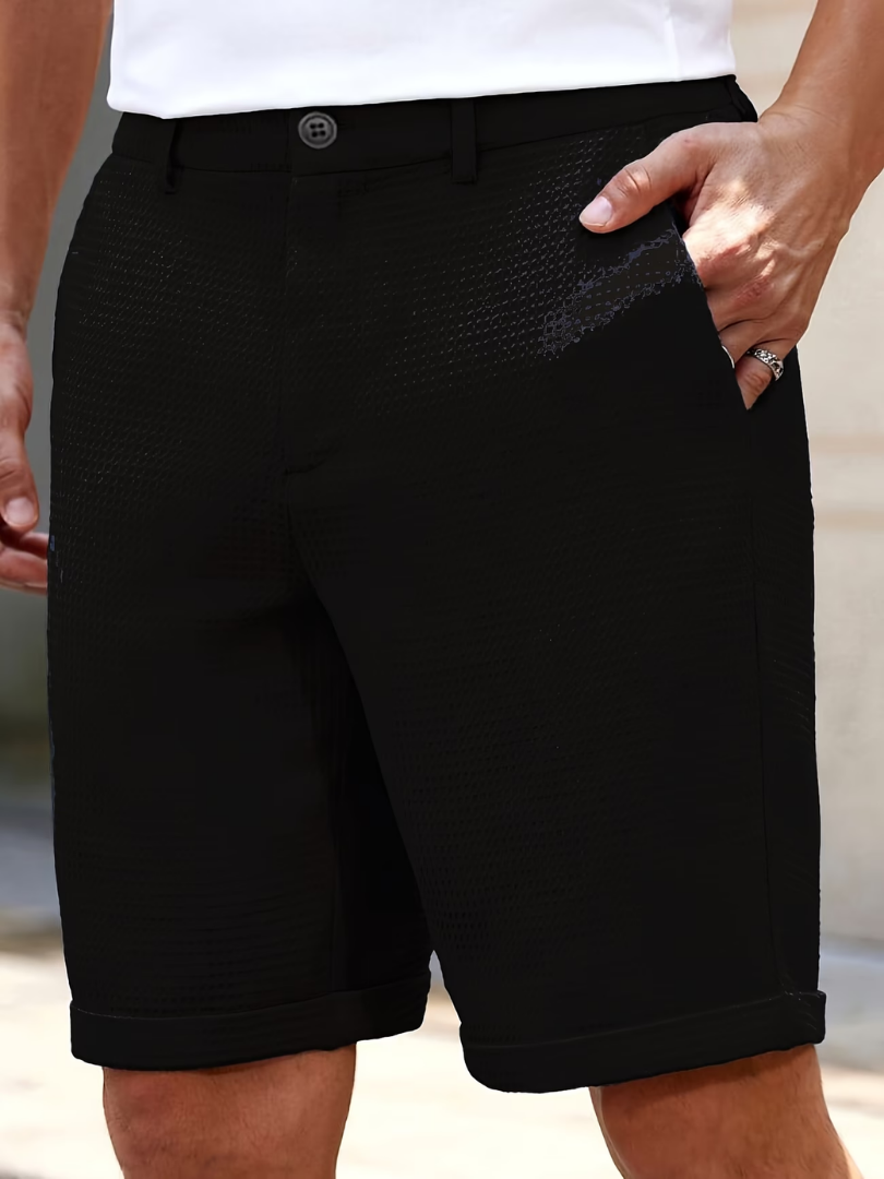 Daan | Ademende Wafelstructuur Shorts
