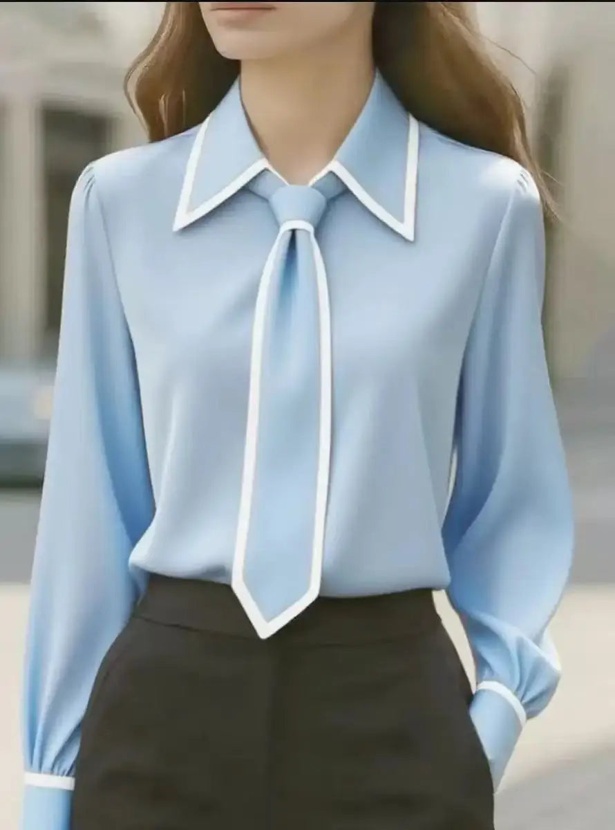 Nynke | Verfijnde Strikblouse