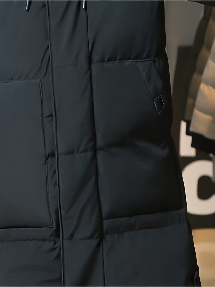 Menno | Warme Gewatteerde Winterjas met Capuchon