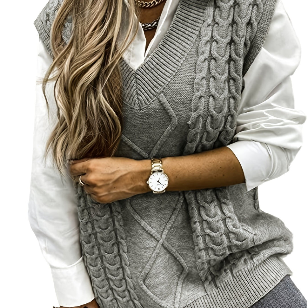 Lisanne | Gebreide Spencer met V-hals