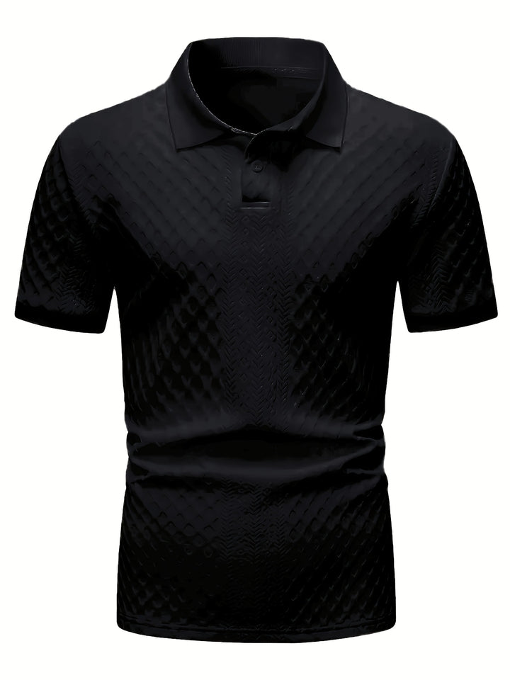 Sietse | Verfijnde Poloshirt met Structuur