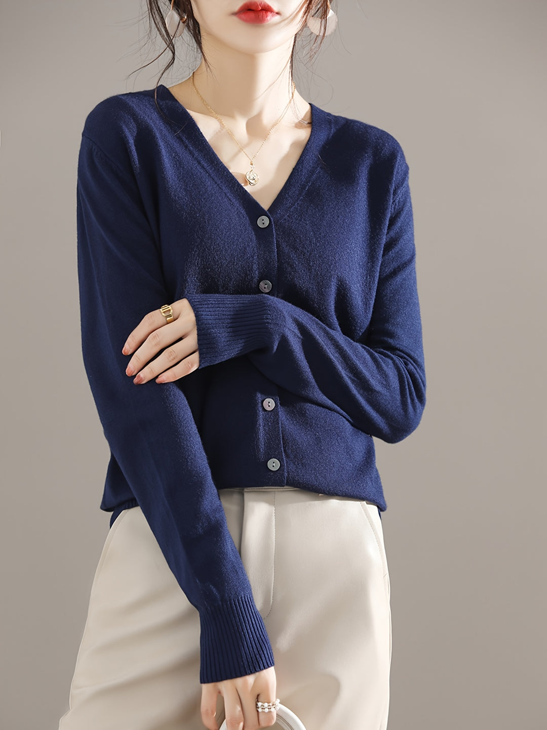 Willemien | Verfijnd Vest met Knoopsluiting