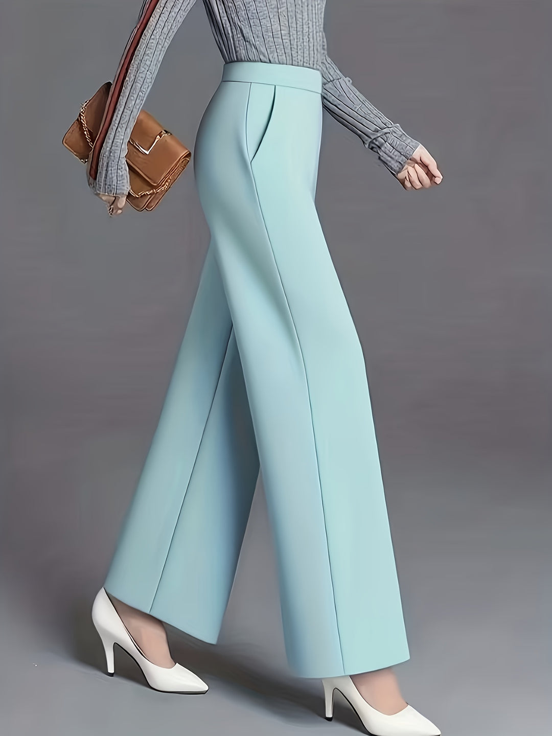 Cato | Elegante Broek met Hoge Taille