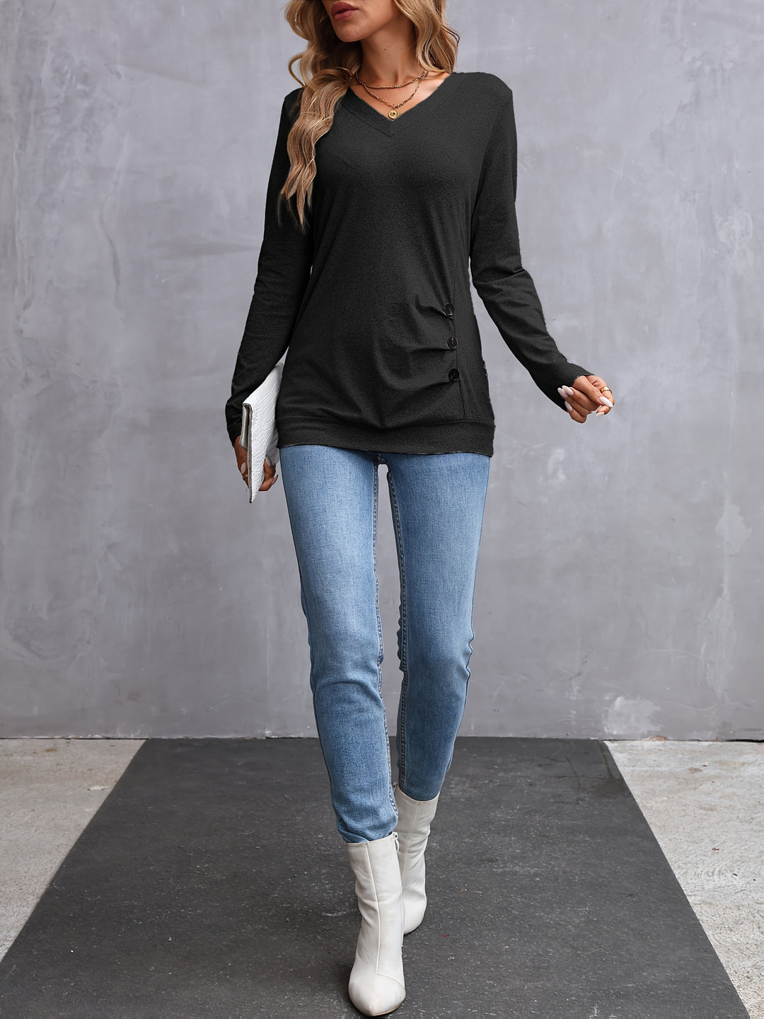Diana | Elegante V-Hals Tuniek