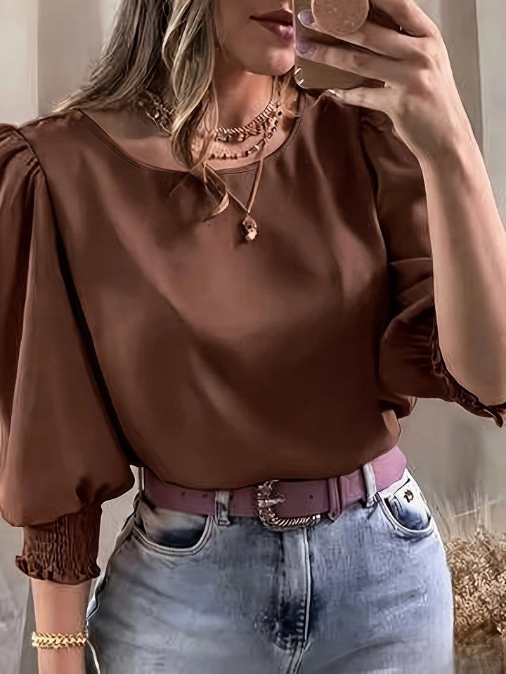 Mariëlle | Elegante Blouse met Pofmouwen