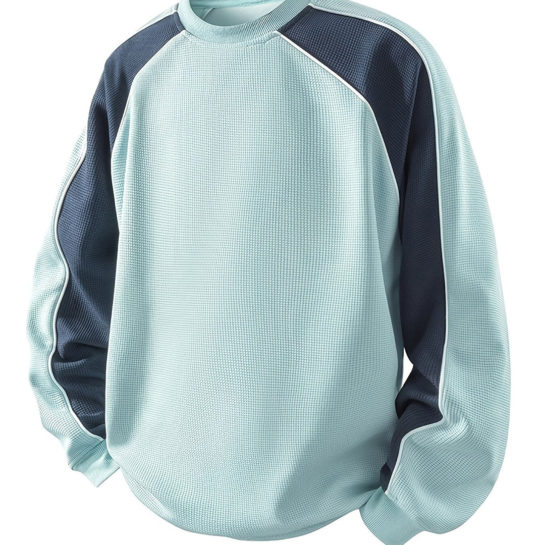 Jelle | Sportieve Colourblock Sweater