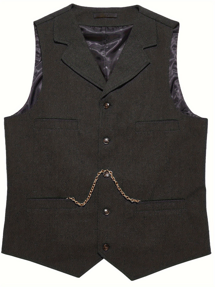 Wolter | Verfijnd Visgraat Gilet