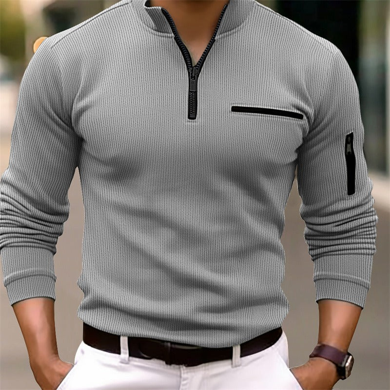 Lars | Sportief Ritshirt Met Kraag