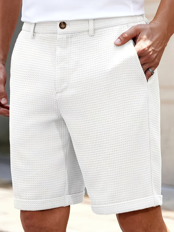 Daan | Ademende Wafelstructuur Shorts