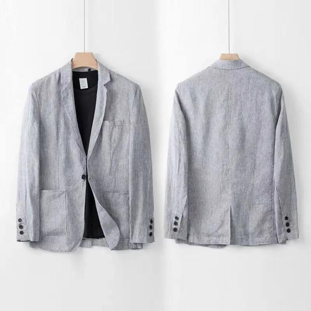 Roland | Zomerse set met overhemd en broek in casual stijl