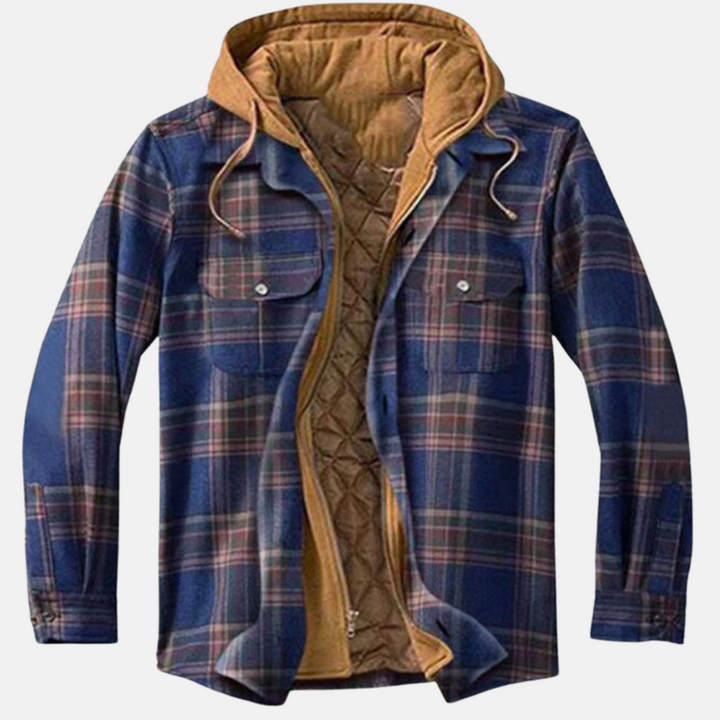 Reinder | Warm Geruit Jack met Capuchon