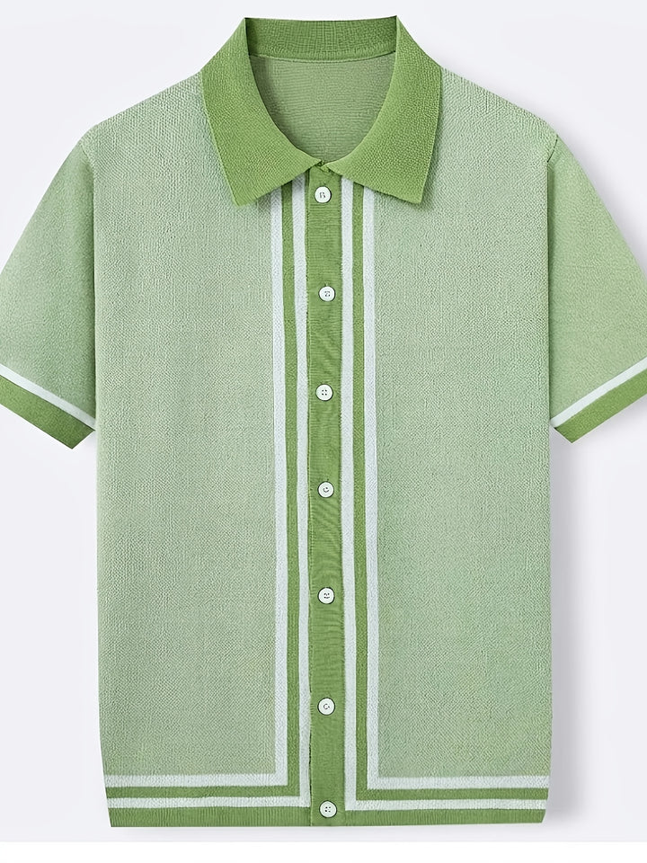 Arjen | Klassiek Gestreept Poloshirt