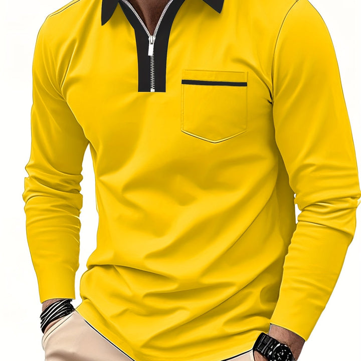 Bauke | Verfijnde Poloshirt met Rits