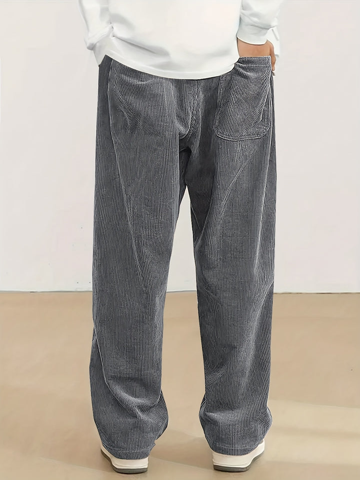 Jelmer | Comfortabele Broek met Rechte Pijp