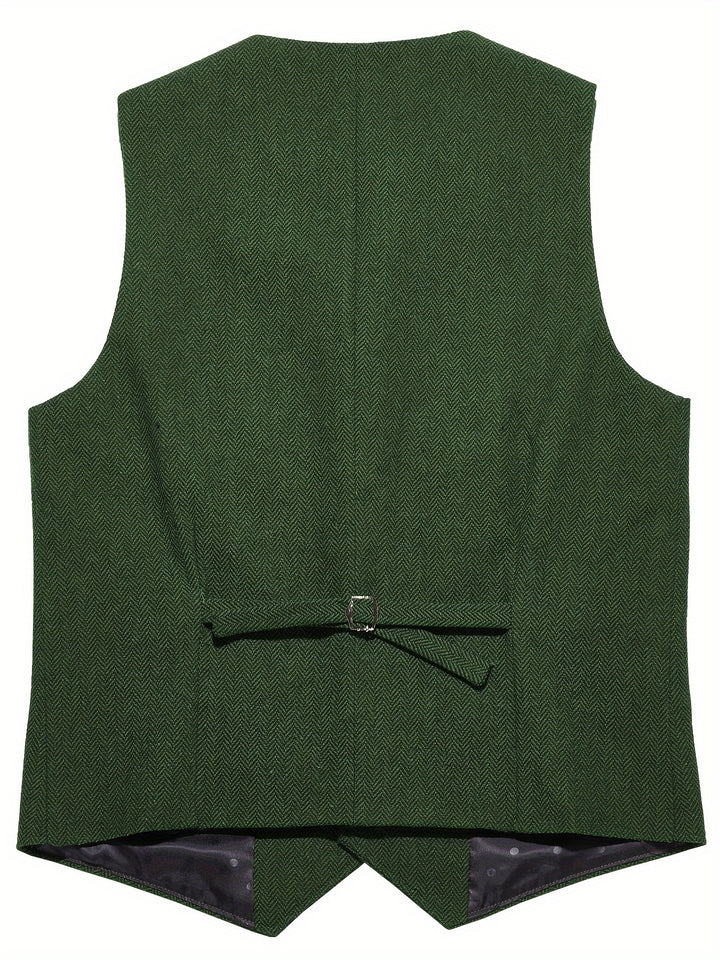 Wolter | Verfijnd Visgraat Gilet