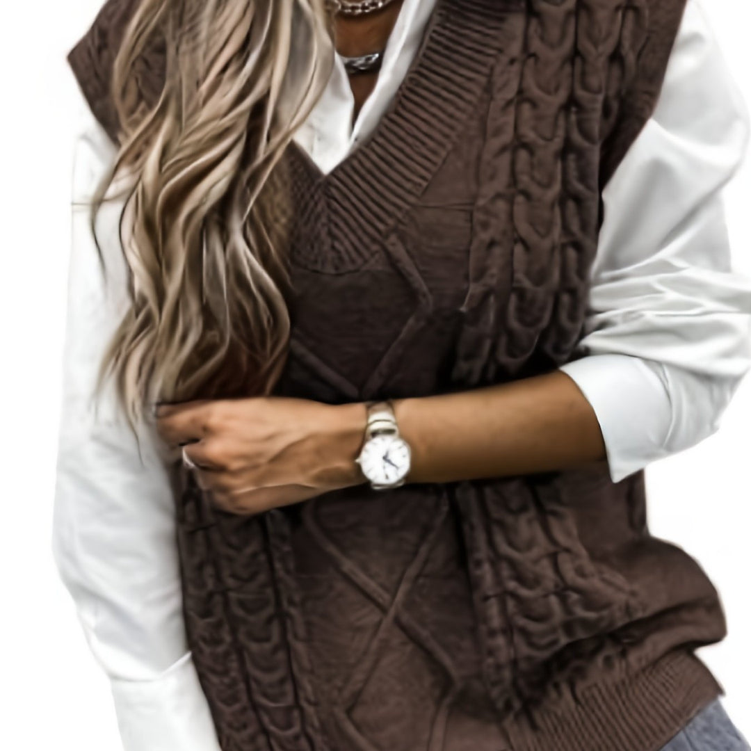 Lisanne | Gebreide Spencer met V-hals