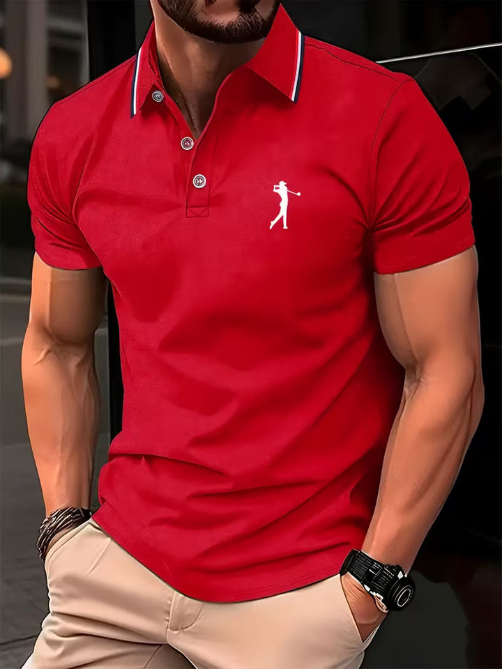Diederik | Slim Fit Poloshirt met Klassieke Kraag