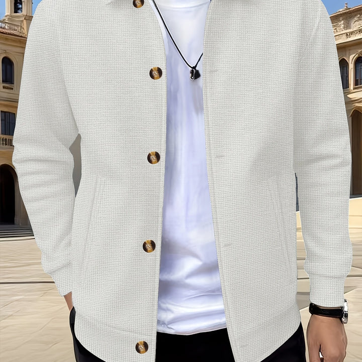 Ewald | Verfijnd Getextureerd Overshirt