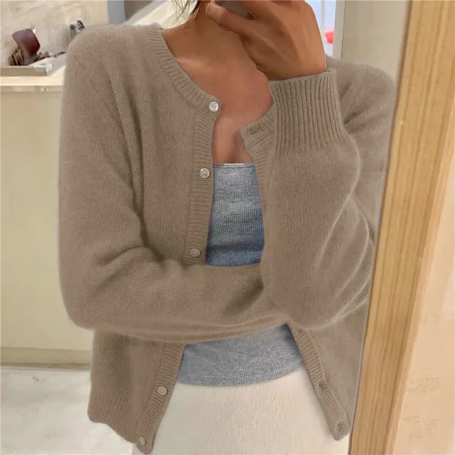 Petra | Verfijnd Vest met Ronde Hals