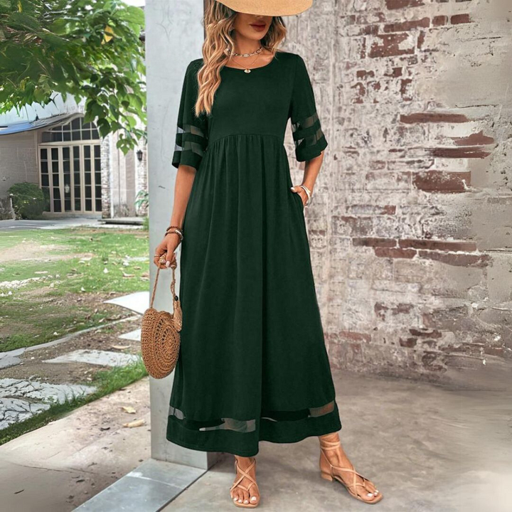 Aubrey | Flatterende midi jurk met elegante pasvorm
