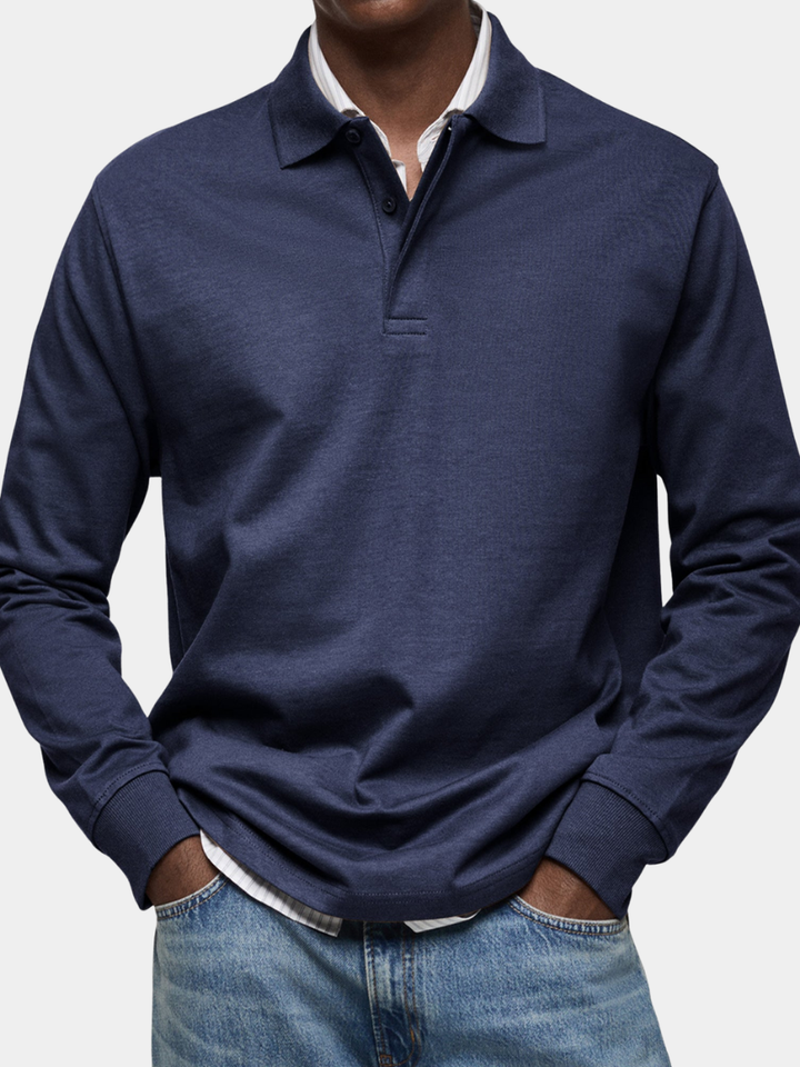 Thomas | Luxe Poloshirt Lange Mouwen