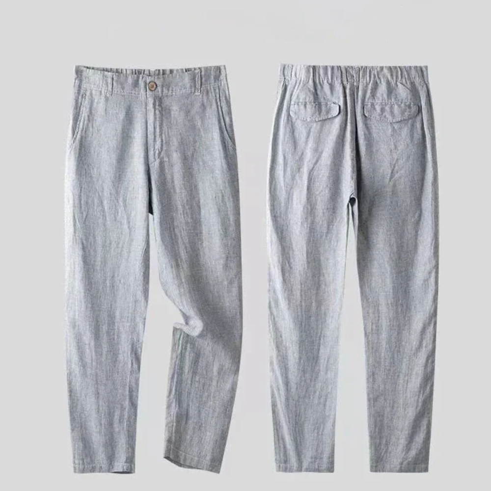 Roland | Zomerse set met overhemd en broek in casual stijl