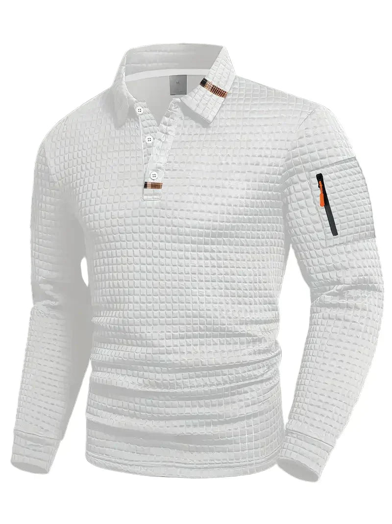 Diederik | Klassieke Poloshirt met Ritszak