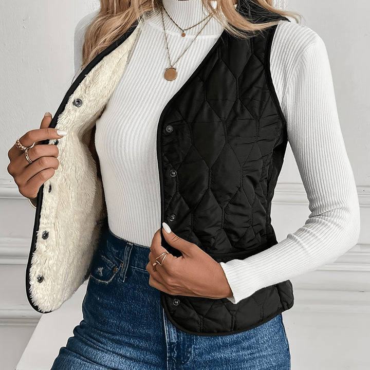 Miranda | Gevoerde Mouwloze Bodywarmer