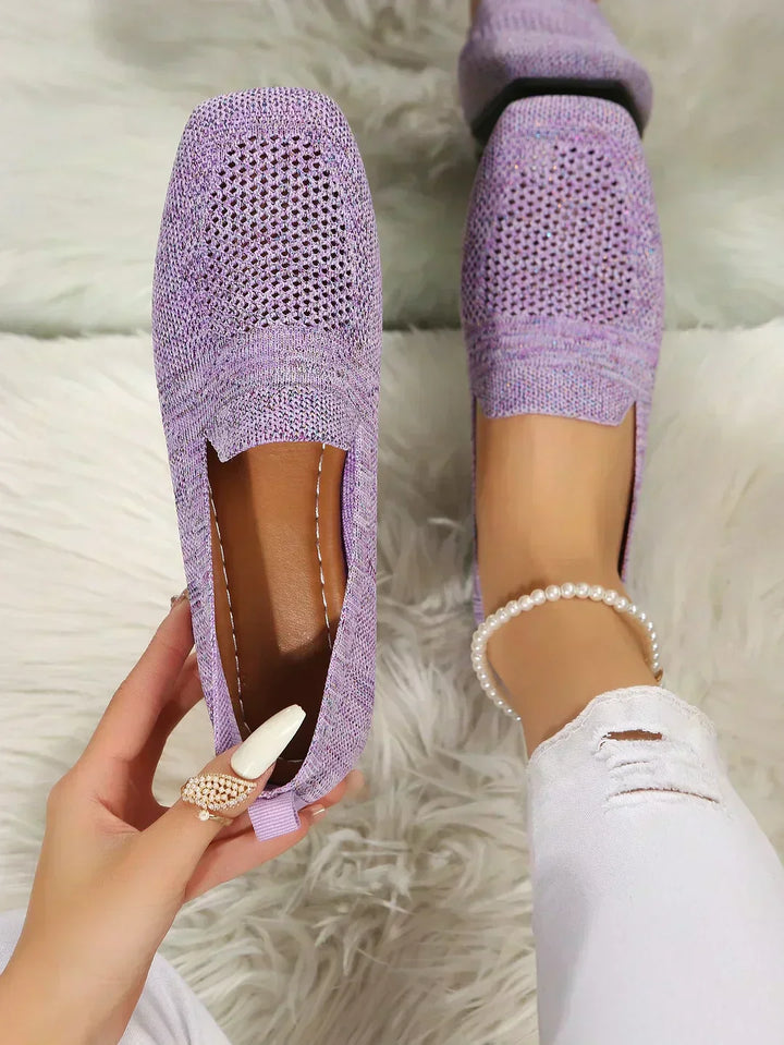 Lieke | Comfortabele Gebreide Loafers