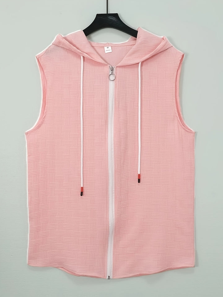 Hidde | Mouwloze Zip Hoodie