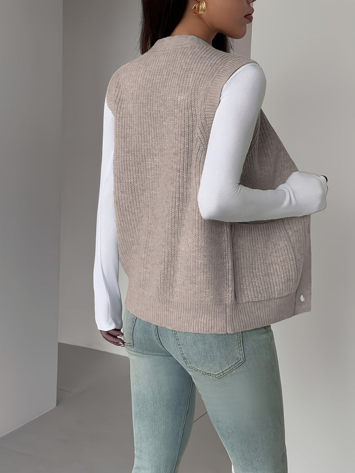 Marga | Verfijnd Mouwloos Gilet