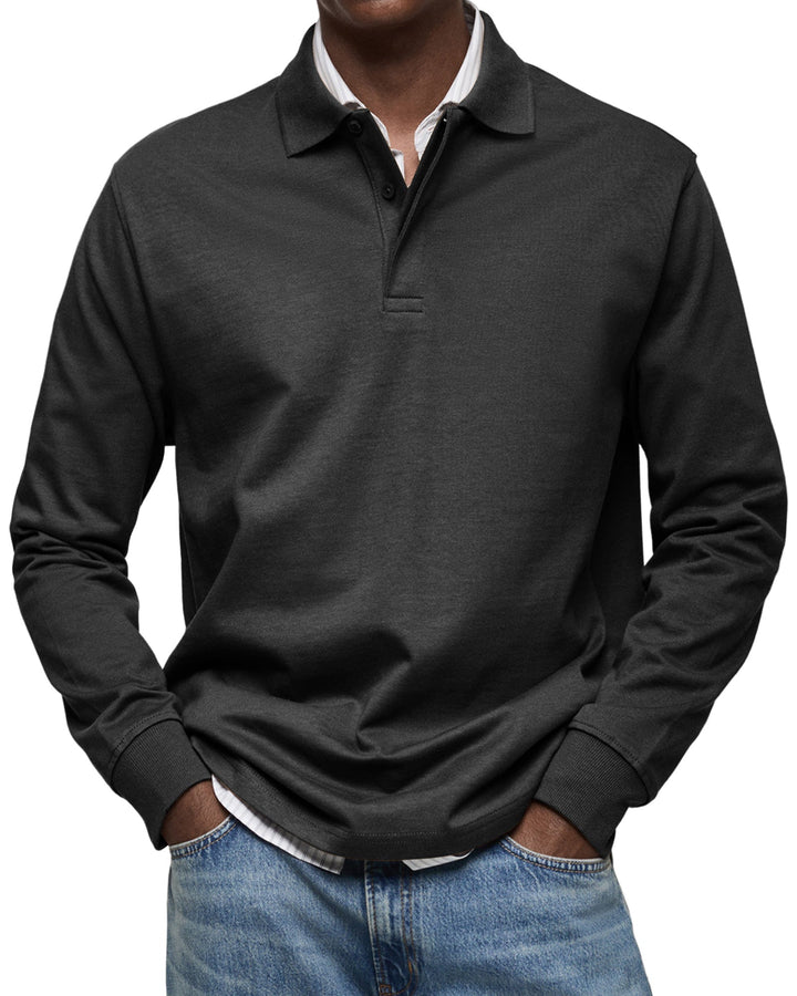 Thomas | Luxe Poloshirt Lange Mouwen