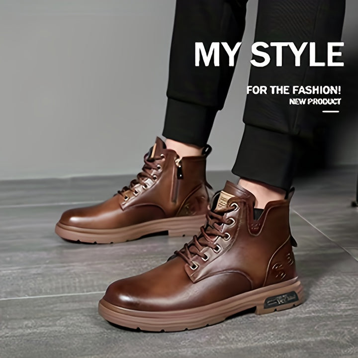 Jouke | Stoere Halfhoge Veterboots