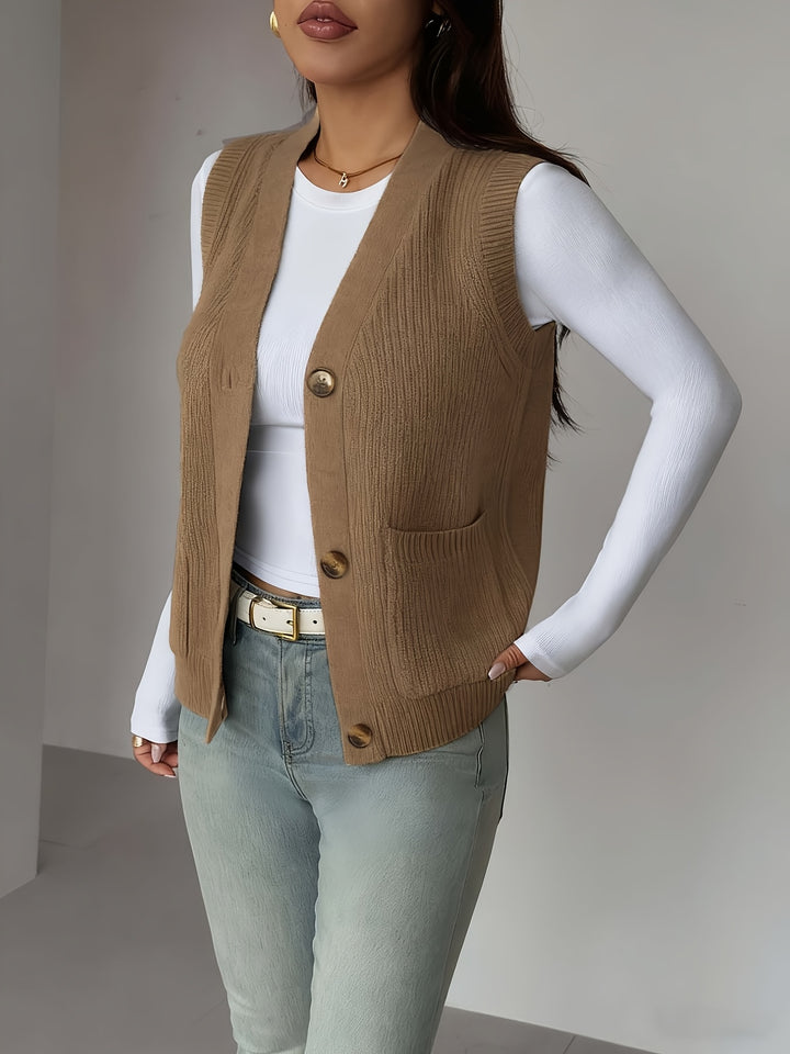 Marga | Verfijnd Mouwloos Gilet