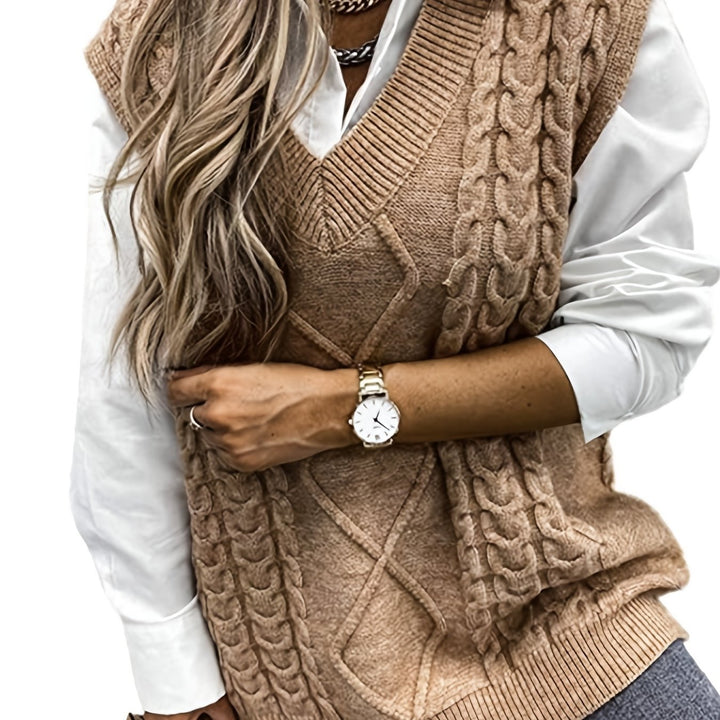 Lisanne | Gebreide Spencer met V-hals